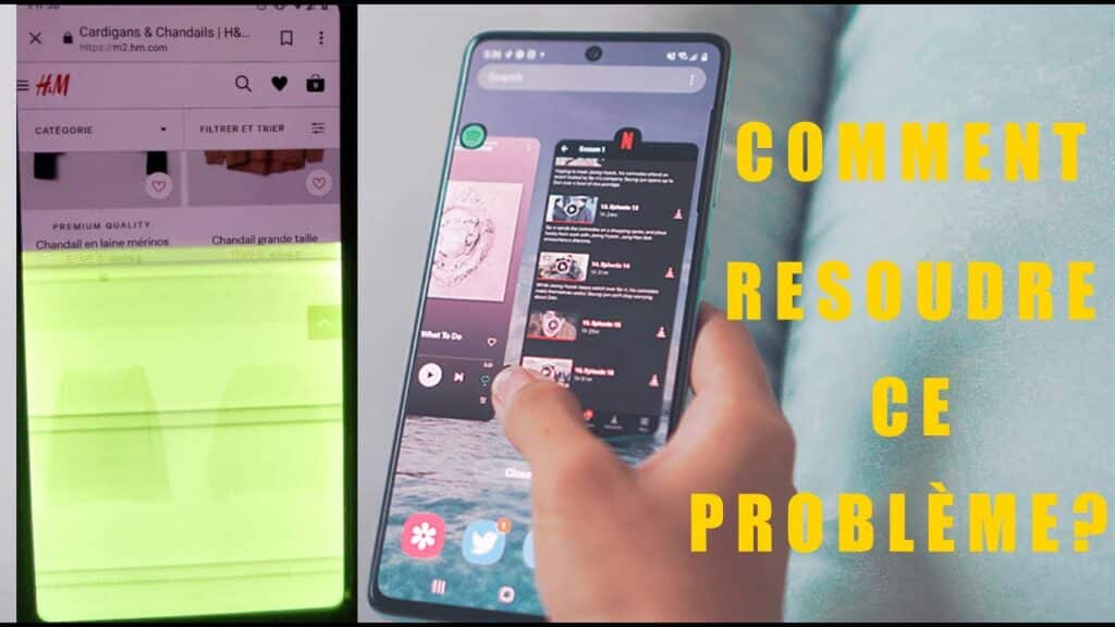 Résoudre le problème d'écran de téléphone qui clignote ou qui ne fonctionne plus correctement