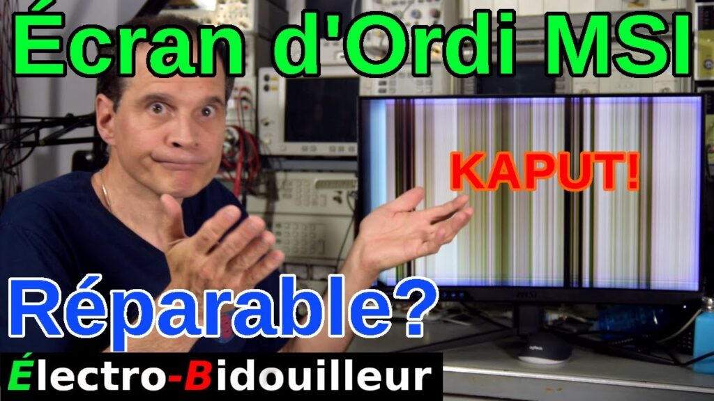 EB_#506 Réparation - Écran d'Ordi MSI Optix MAG241C