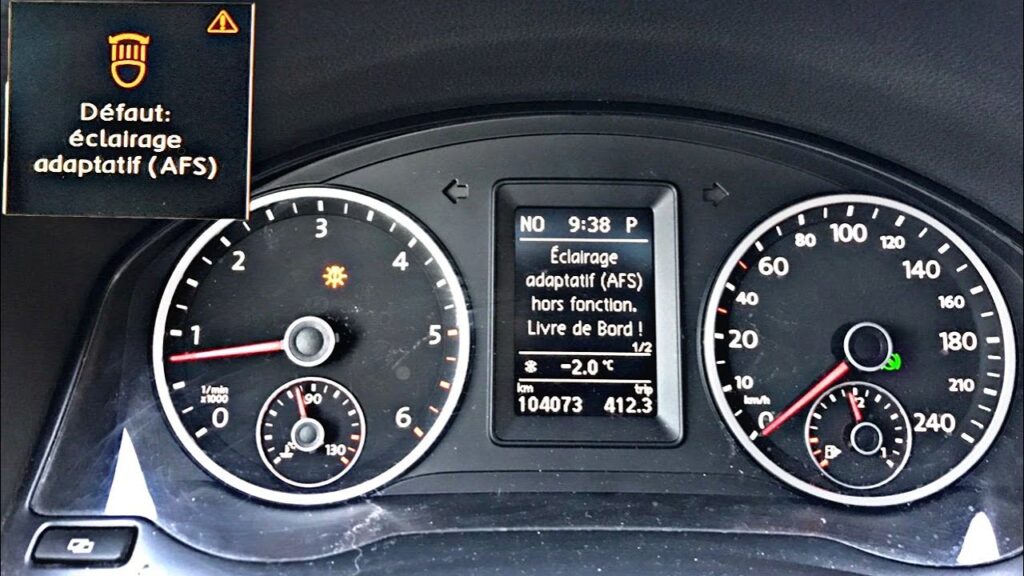 Éclairage adaptatif ( AFS ) hors fonction . Livre de Bord !