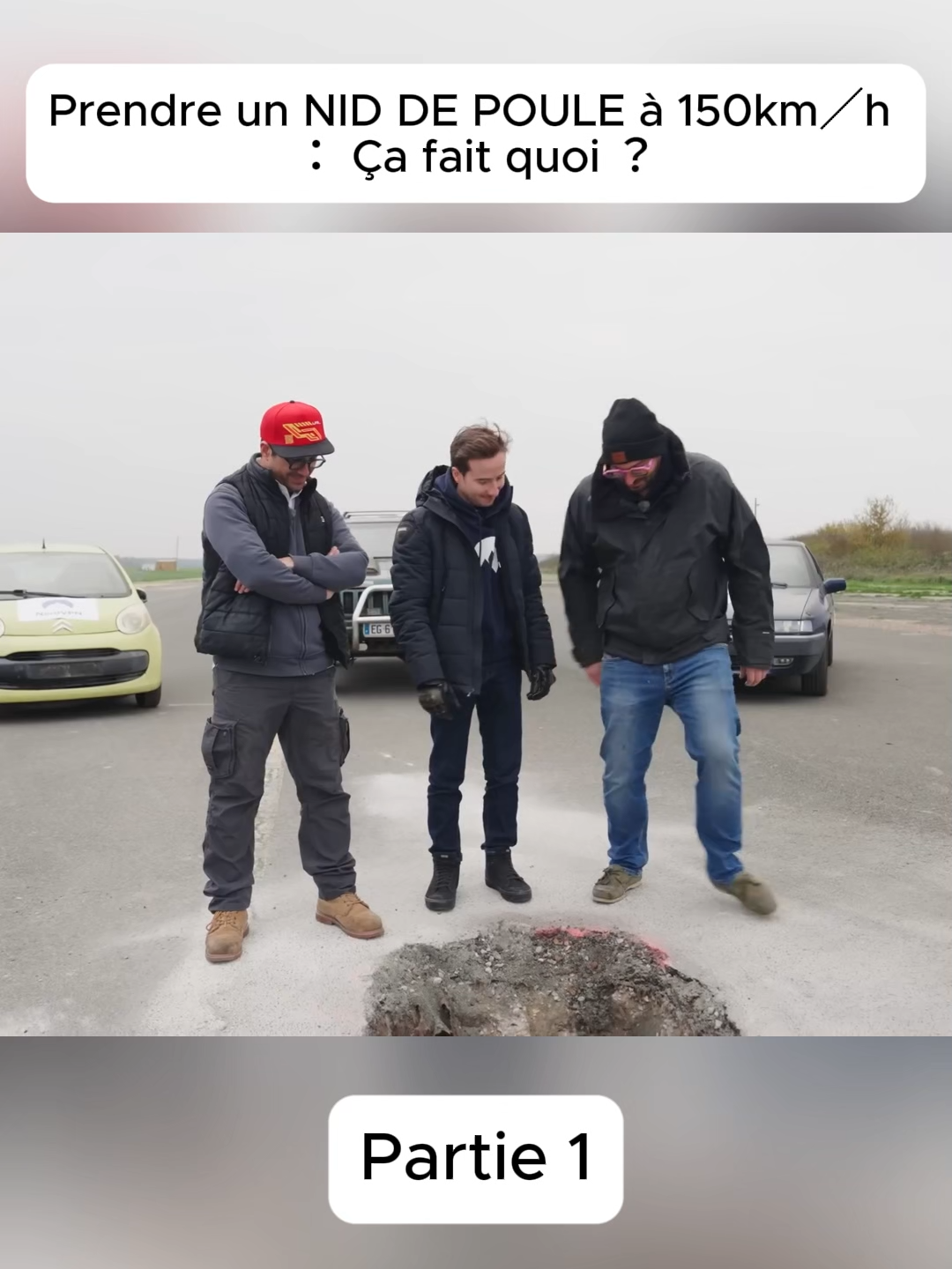 , Tiktok (nid-de-poule): Prendre un NID DE POULE à 150km/h : Ça fait quoi ?