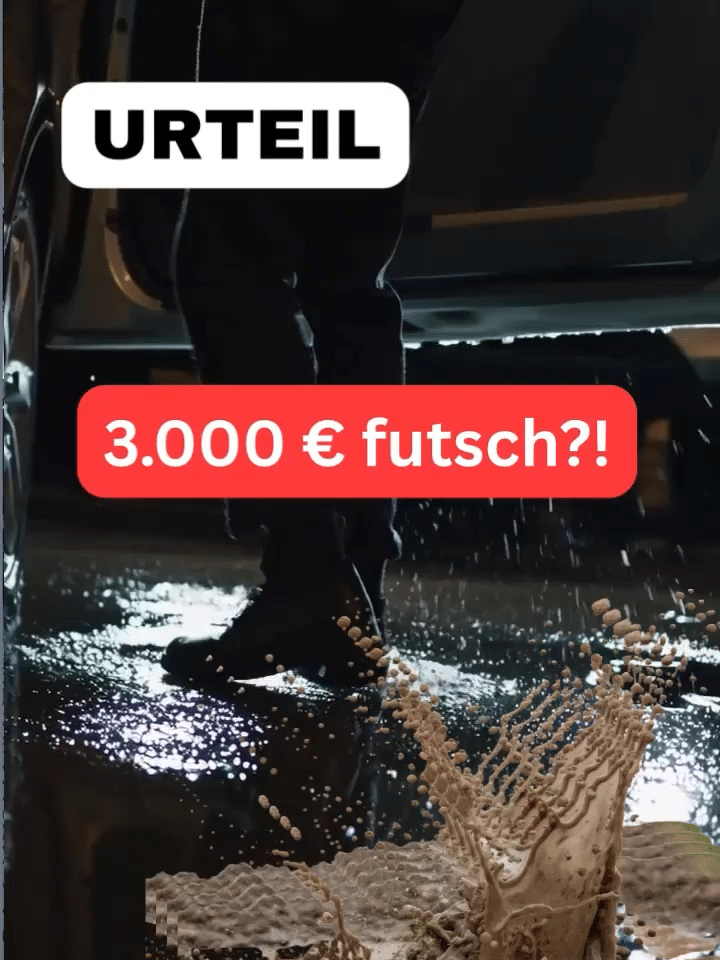 , Tiktok (schlagloch): Accident de nid-de-poule : 3 000 € gaspillés – est-ce de votre faute ?! tribunal, vie quotidienne en voiture,