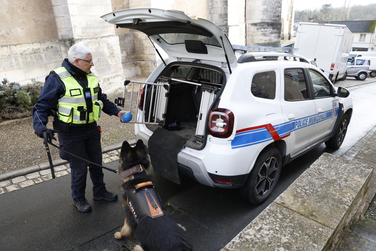 Après plusieurs tours de marché, Oural retourne dans la voiture.