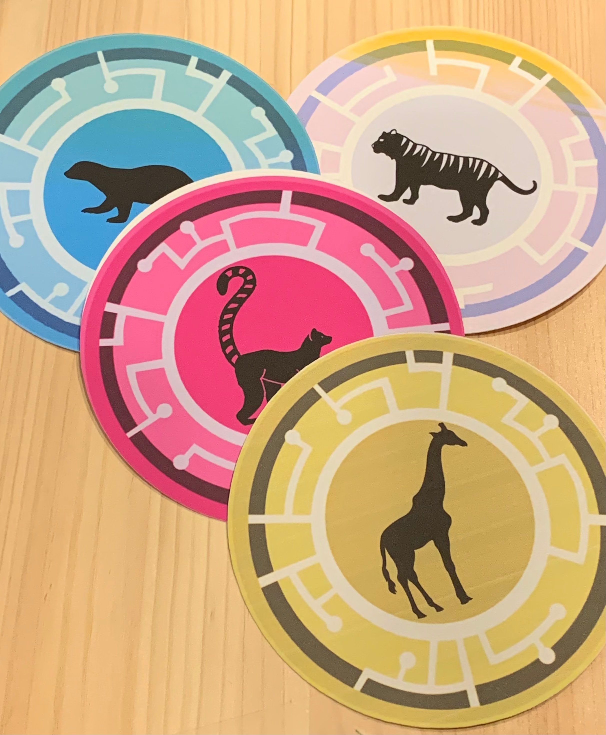 pinterest IMPARFAITS À PRIX RÉDUIT : disques plastifiés Wild Creature