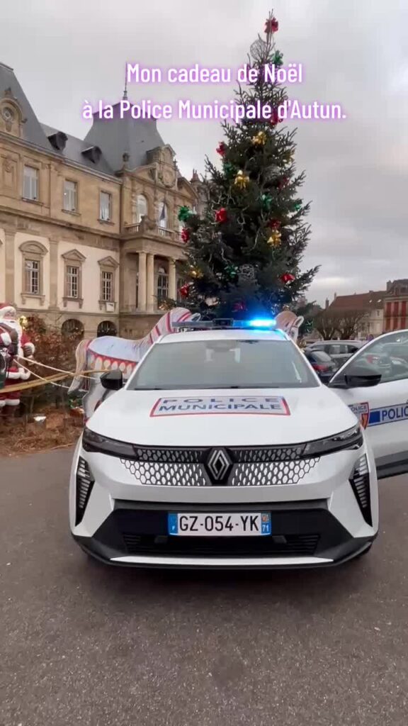 Une nouvelle voiture 100% électrique pour les policiers municipaux autunois...