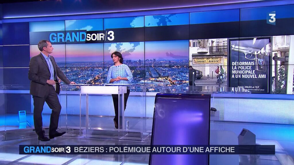 A Béziers, la campagne d'affichage sur l'armement de la police municipale fait polémique