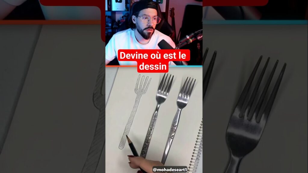 Devine où est le dessin? #art