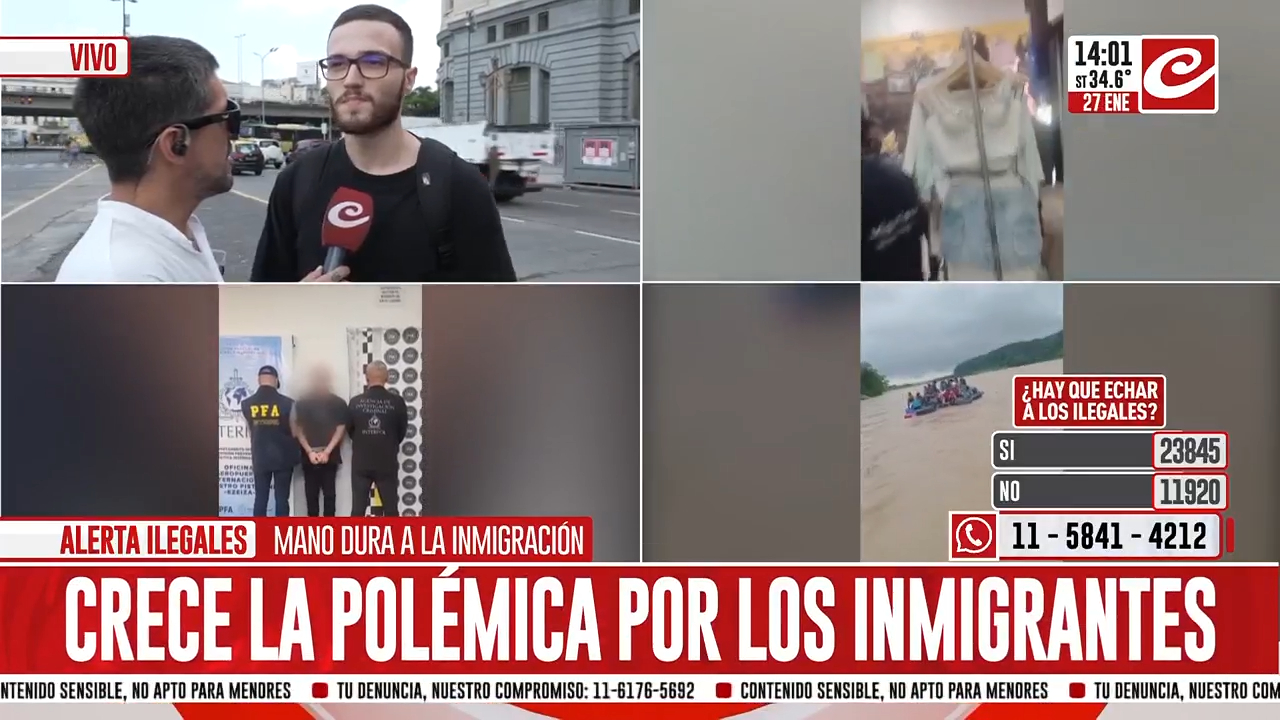 Dailymotion Alerta ilegales: mano dura a la inmigración