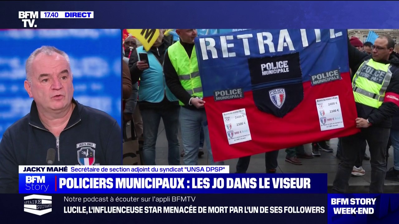 Dailymotion Manifestation des policiers municipaux: