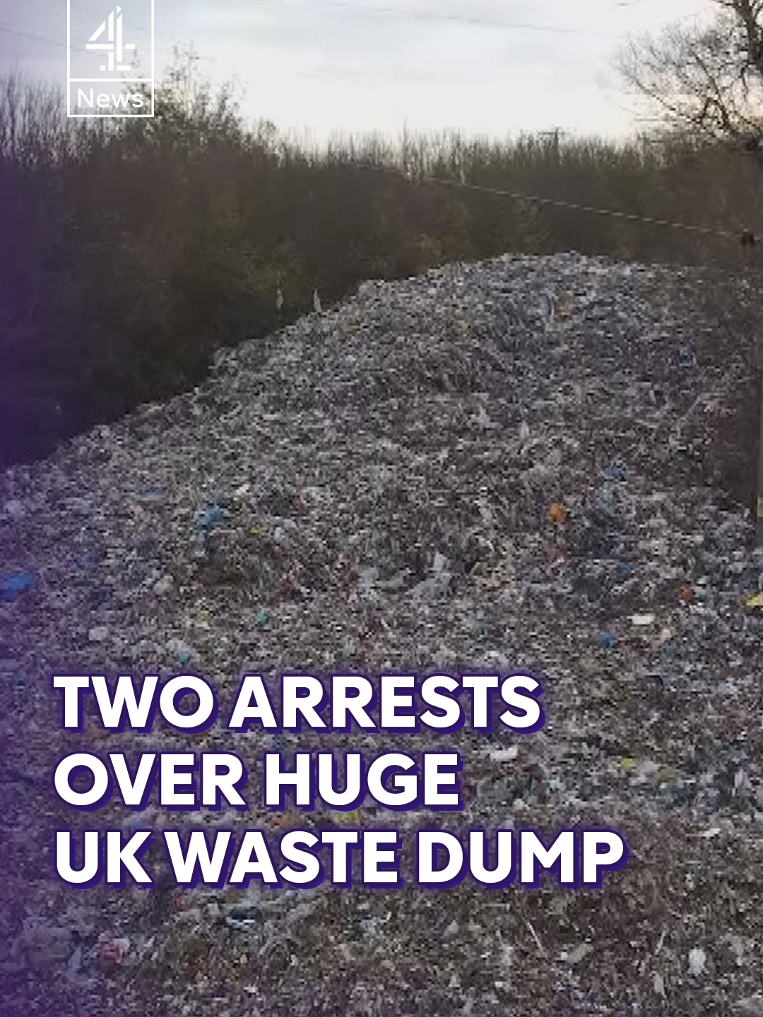 , illegal waste dumping,Deux hommes ont été arrêtés dans le cadre d’une enquête sur le trafic illégal sur Tiktok