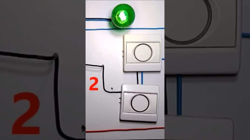 Bouton poussoir. Éclairage d'escalier Minuterie. Push button Staircase light timer switch #electric