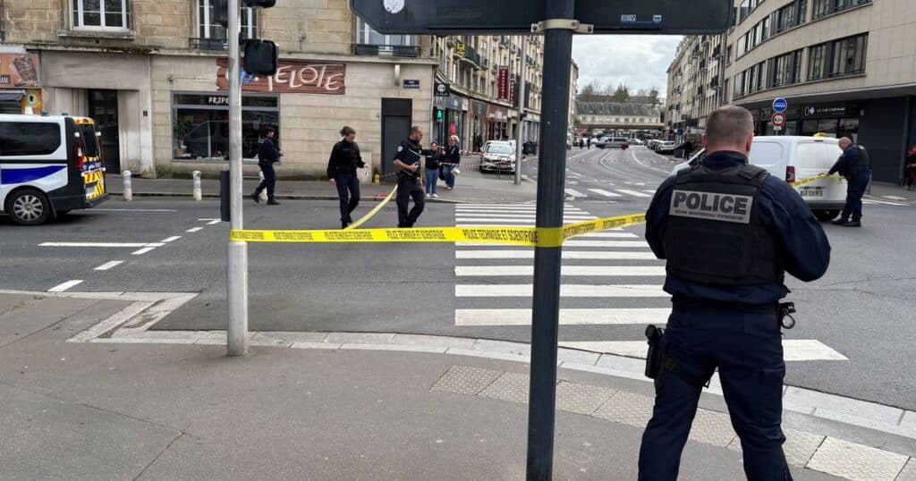 , Quartier bouclé dans le secteur de la gare à Caen, un policier municipal blessé, un fuyard interpellé