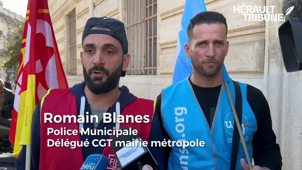 Grève de la police municipale explications avec Romain Blanes délégué CGT et Benoît Fort UNSA