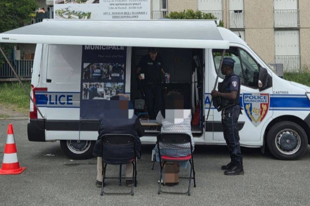 , Dans cette ville du Tarn, la police municipale est en tournée avec son poste mobile