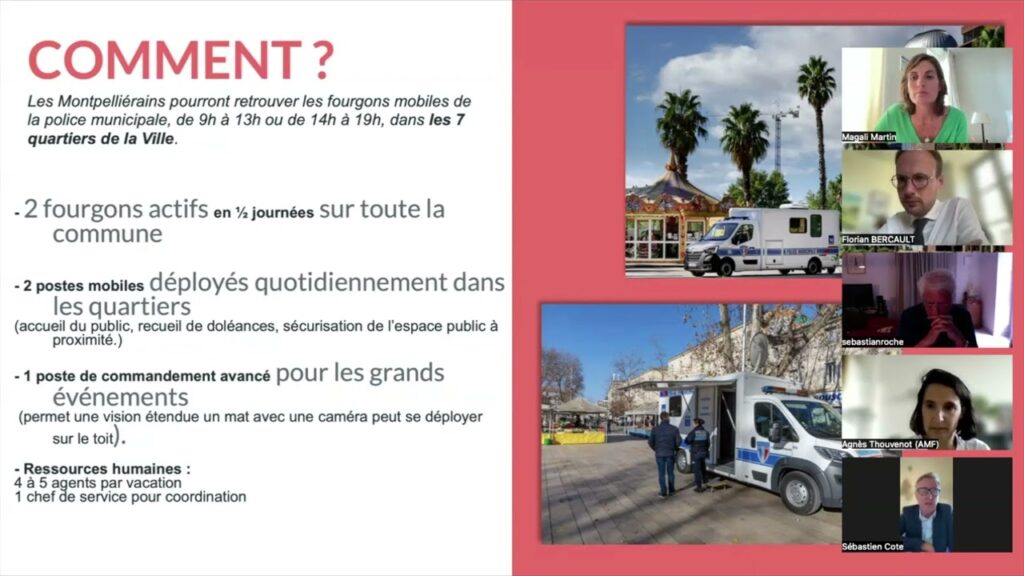 Des postes mobiles de Police Municipale, Par Sébastien Cote, Adjoint au Maire de Montpellier
