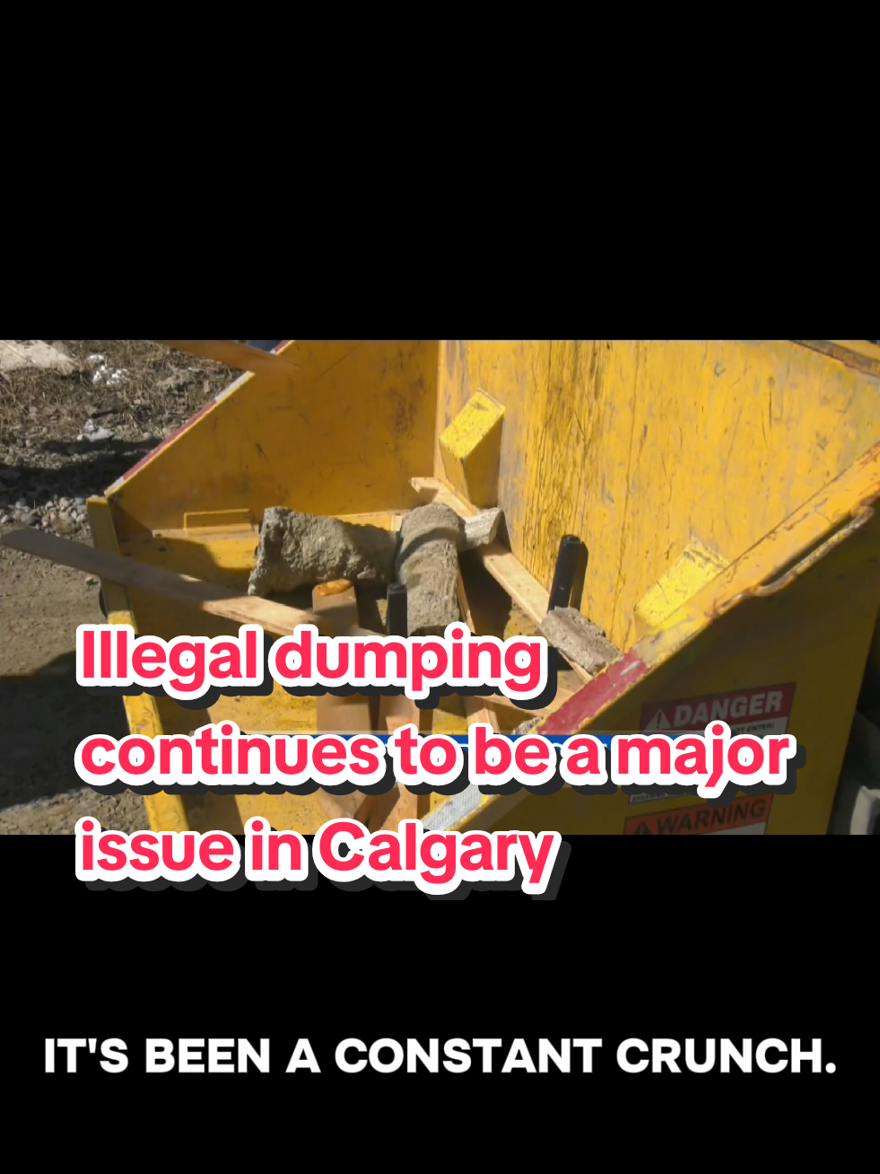 , illegal waste dumping; Calgary continue d’avoir un problème de dumping. La ville a reçu plus de 30 000