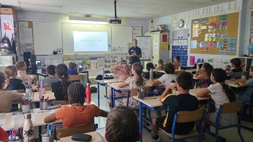 , Castelculier. La police municipale à la rencontre des élèves de CM2