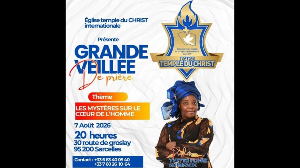 GRANDE VEILLÉE DE PRIÈRE DU MOIS D'AOÛT