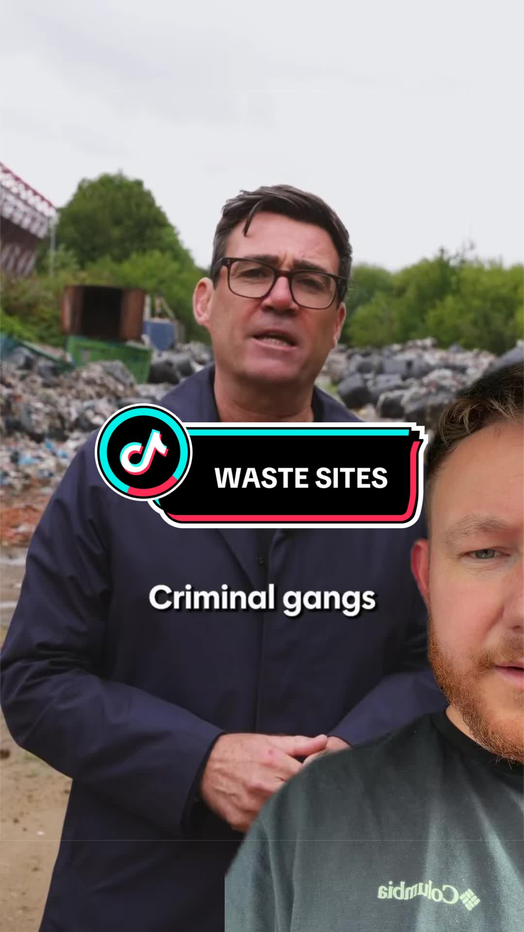 , Tiktok (illegal waste dumping): Andy Burnham states they are now cleaning up illegal waste sites like this one