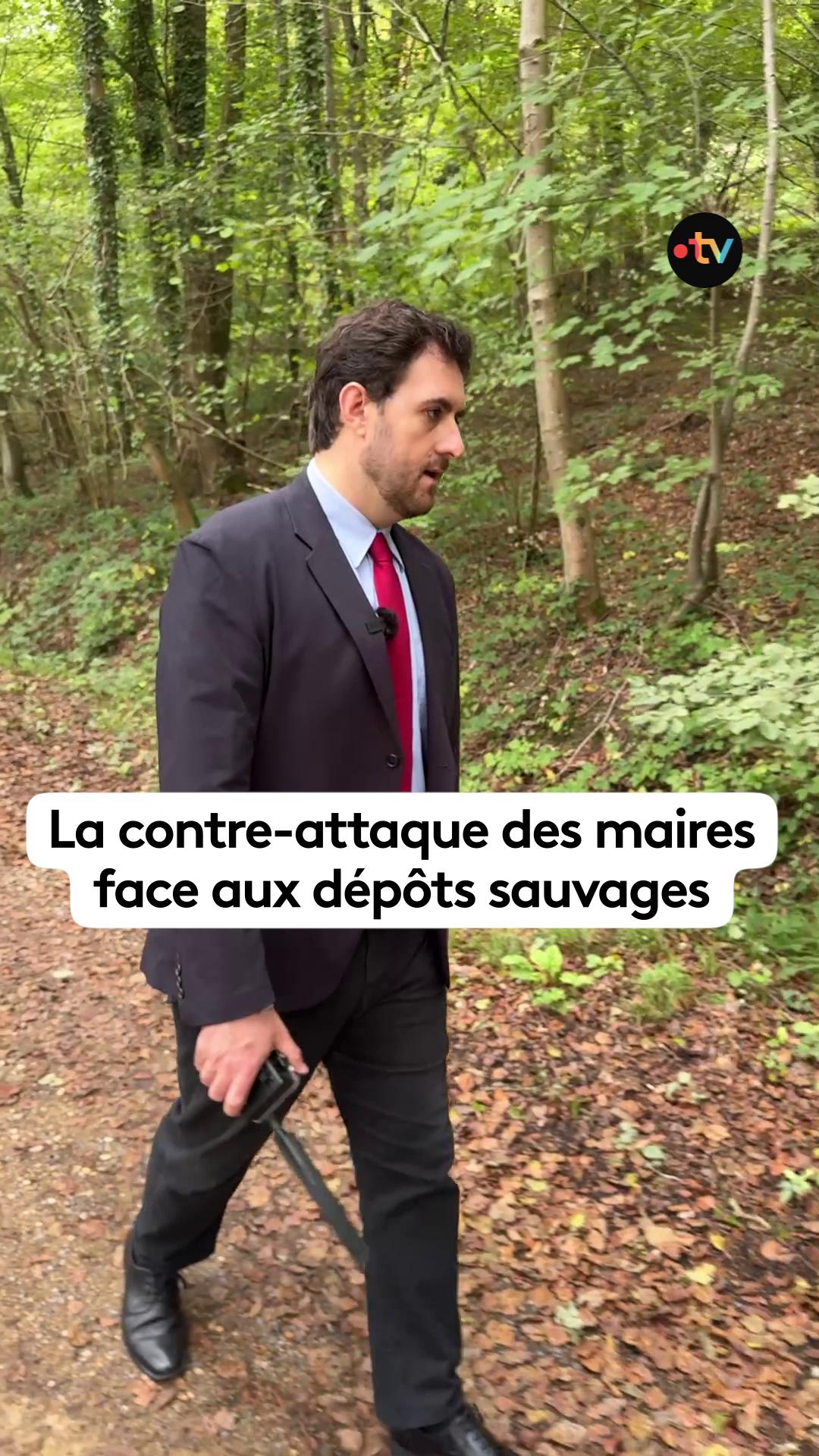 , Tiktok (dépôts sauvages): Lassés des dépôts sauvages qui polluent les espaces naturels, quatre maires des