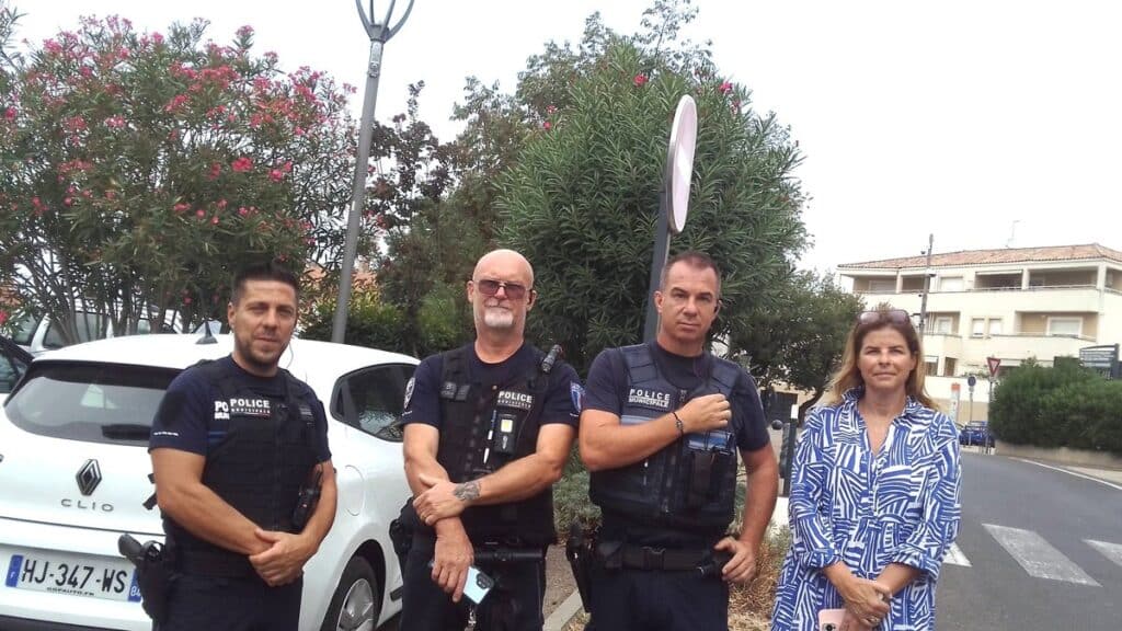 , Une action de sécurité conjointe des polices municipales villeneuvoise et angloise